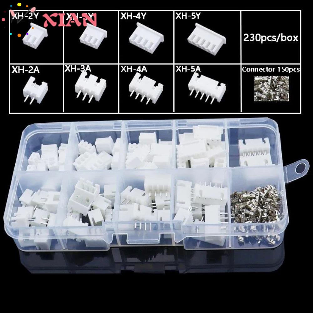 Set 230 Đầu Nối Thiết Bị Đầu Cuối 2.54mm Pitch 2p 3p 4p 5 pin