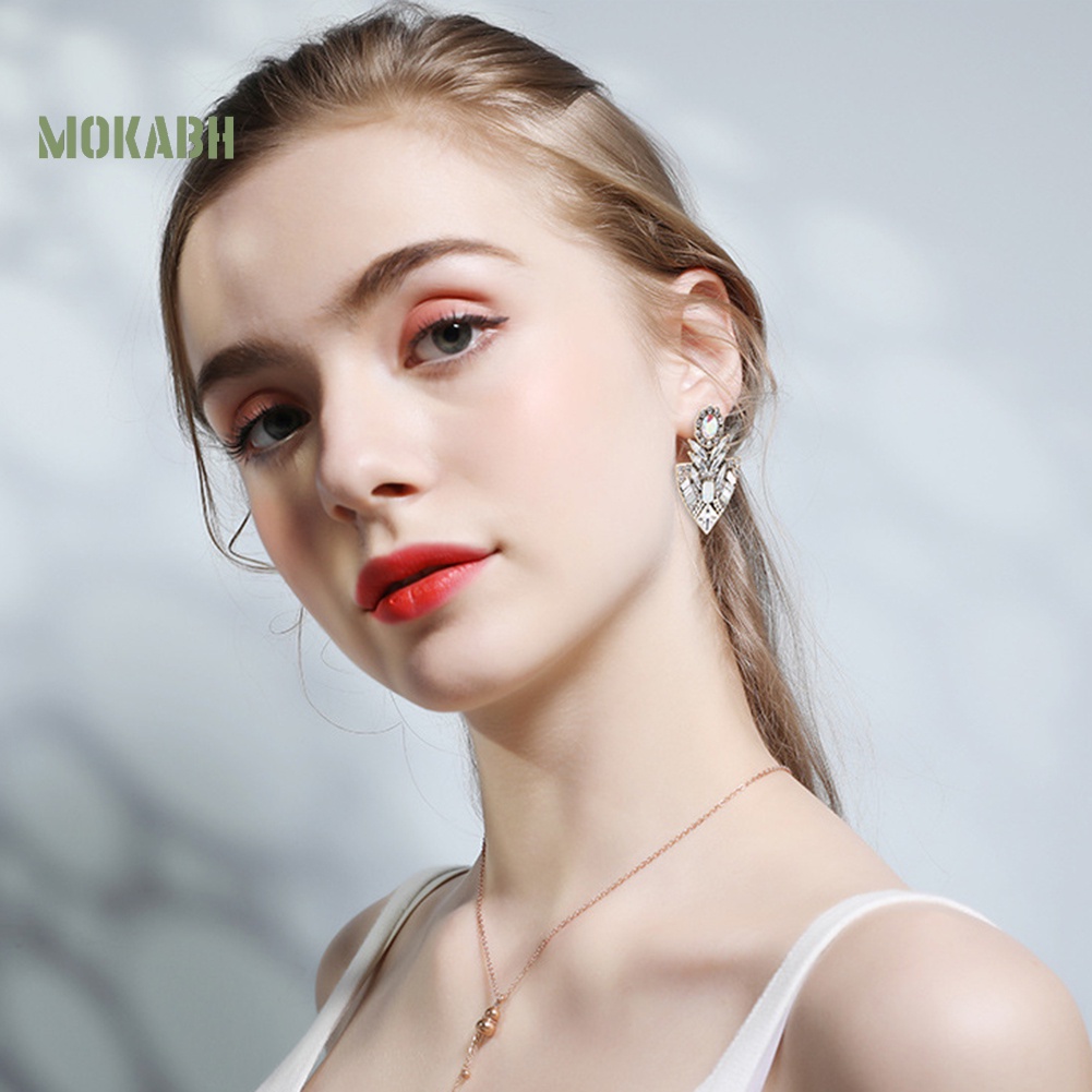 Bông Tai Đính Đá Thời Trang Phong Cách Bohemian Dành Cho Nữ