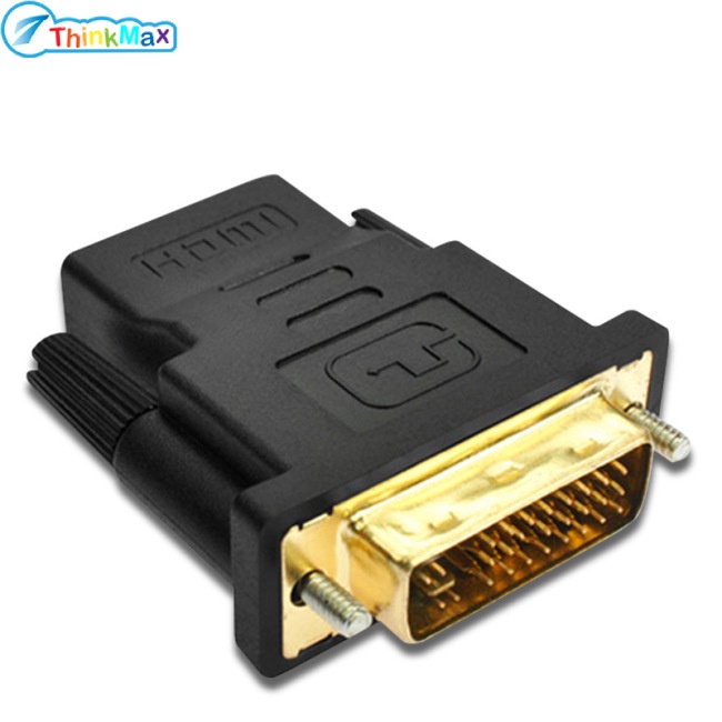 Thinkmax Cáp ChuyểN DVI 24 + 1 Sang HDMI DVI 24 + 1 Sang HDMI 1080P Cho PC
