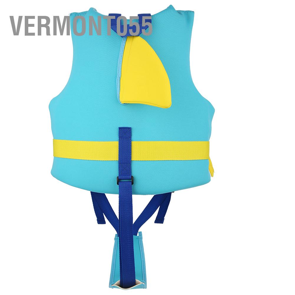 Vermont055 Neoprene Màu Xanh Vàng Trẻ Em Mùa Hè Áo Phao Vây Độ Nổi An Toàn cho Bơi Trôi