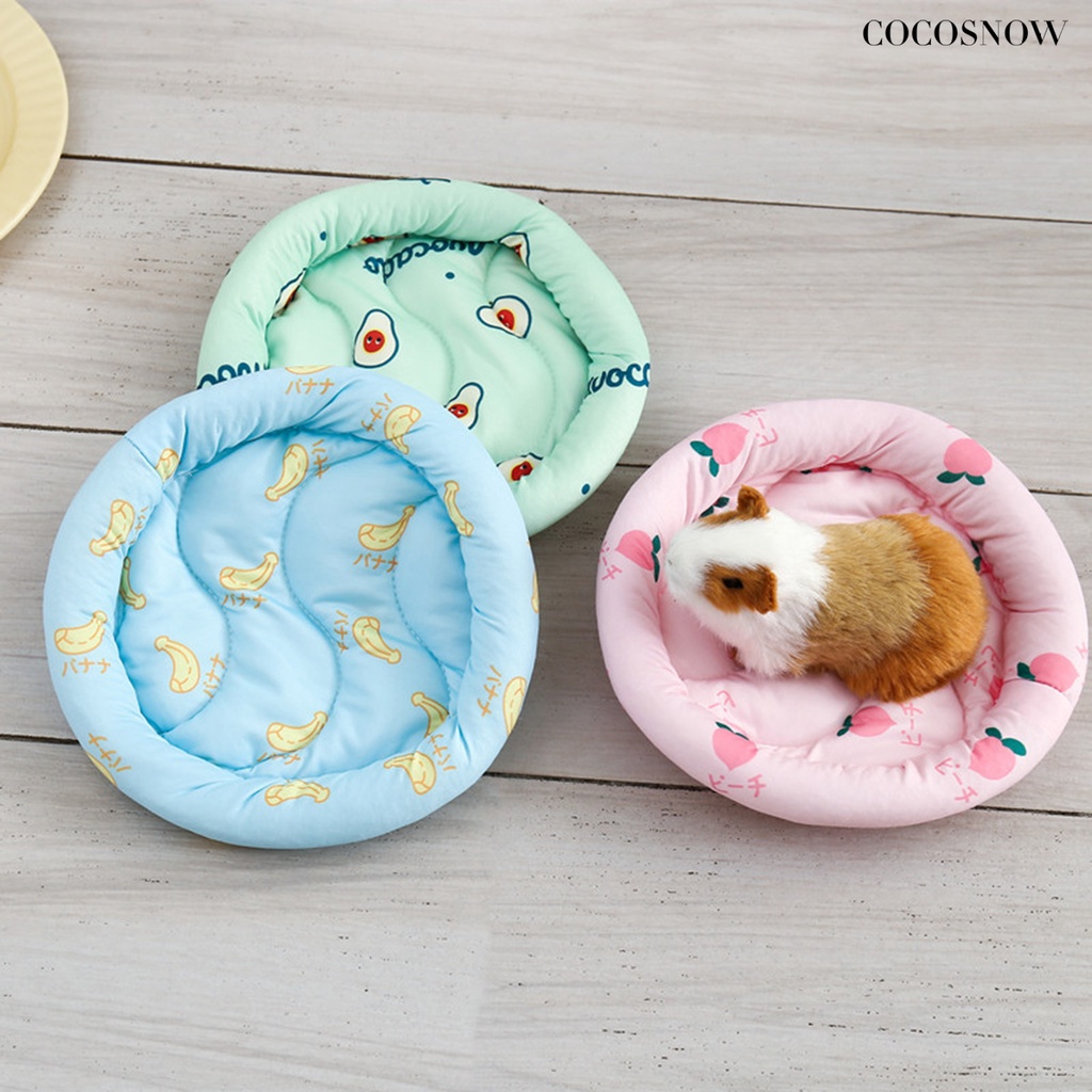 Đệm Nằm Vải Lụa Lạnh Mát Mẻ Thoải Mái Mùa Hè Cho Chuột Hamster / Thỏ / Nhím / Sóc