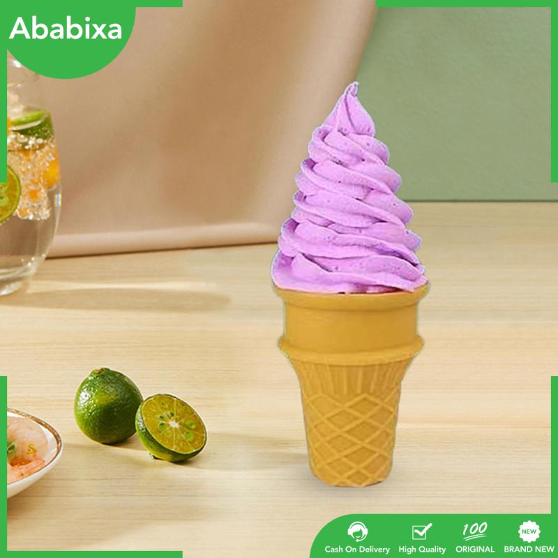 [Ababixa] Mô Hình Que Kem Giả Trưng Bày Món Tráng Miệng Mô Phỏng Đồ Ăn Tráng Miệng Trang Trí Bàn Ngọt Ngào Dùng Làm Đạo Cụ Chụp Ảnh