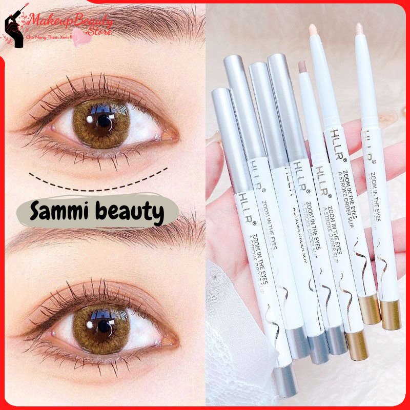 Bút nhũ mắt, chì kẻ mắt, bút vẽ bọng mắt màu nâu đen nhũ bạc vàng nội địa trung D58 MS 903 [ MakeupBeauty_Store ]