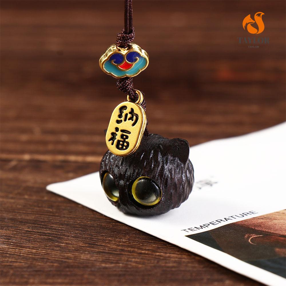 Dây Đeo Điện Thoại Chống Thất Lạc Phong Cách Trung Hoa Đa Năng TAYLOR1|Móc Khóa Hình Chú Mèo May Mắn Đáng Yêu