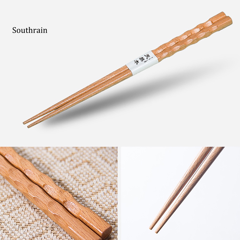 1 Cặp Đũa Gỗ Chống Trượt Phong Cách Nhật Bản