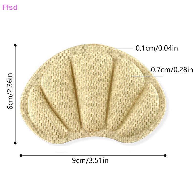 4 Miếng Dán Gót Giày Thể Thao Giảm Chấn Thương Hiệu Ffsd}