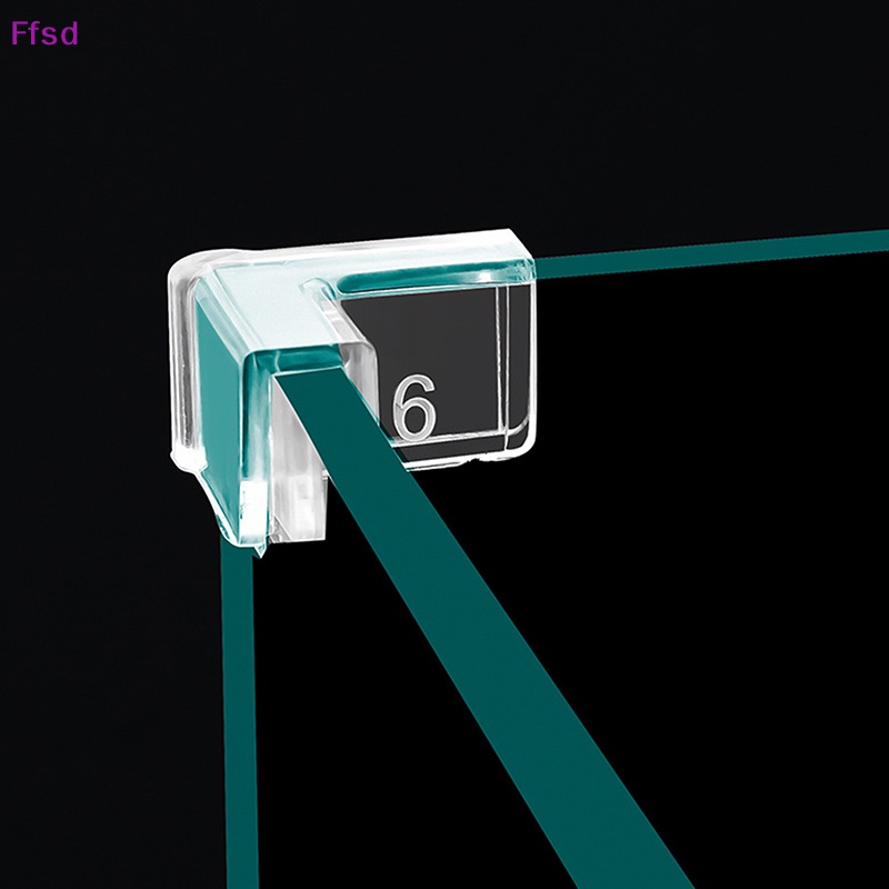 Bộ 4 Miếng Dán Góc Cạnh Bể Cá Bằng Silicone Trong Suốt Chống Va Chạm