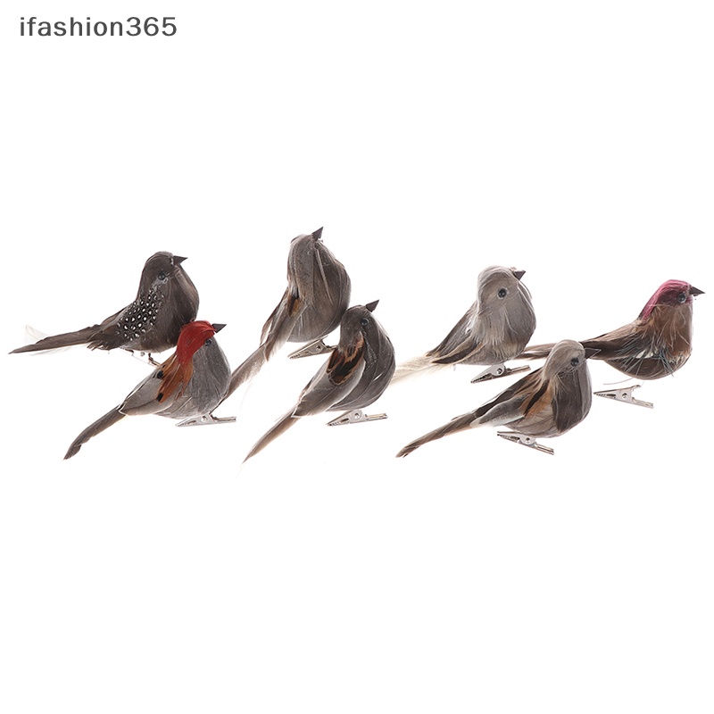 1 Chú Chim Giả Bằng Xốp Màu Xám Trang Trí Nhà Cửa / Tiệc Cưới ifashion365