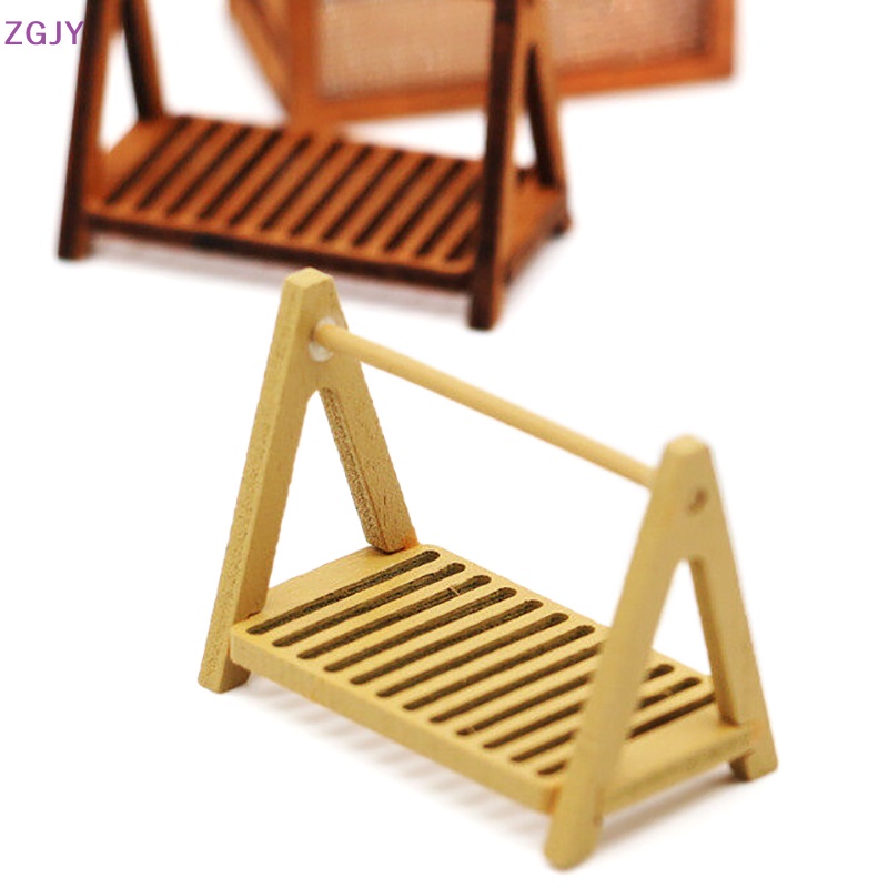 Kệ Hai Tầng Đựng Bánh Mì / Thức Ăn Trang Trí Nhà Búp Bê 1: 12 Mới