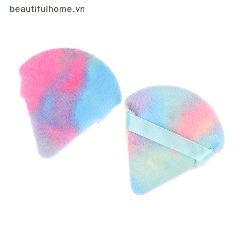 Set 2 / 5 Mút Trang Điểm Hình Tam Giác Bằng Cotton Mềm Mại