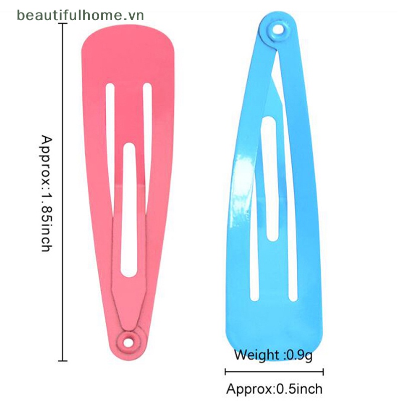 Set 20 Kẹp Tóc Màu Sắc Kẹo Ngọt Xinh Xắn Dành Cho Nữ