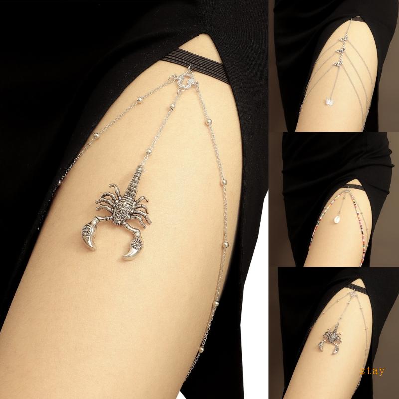 Dây Đeo Cơ Thể Dạng Chuỗi Tua Rua Hình Bướm Màu Vàng / Bạc Quyến Rũ Thời Trang Mùa Hè Cho Nữ