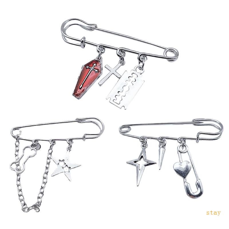 Ghim Cài Áo Hình Ngôi Sao Năm Cánh Chữ Thập Ngôi Sao Xương Chéo