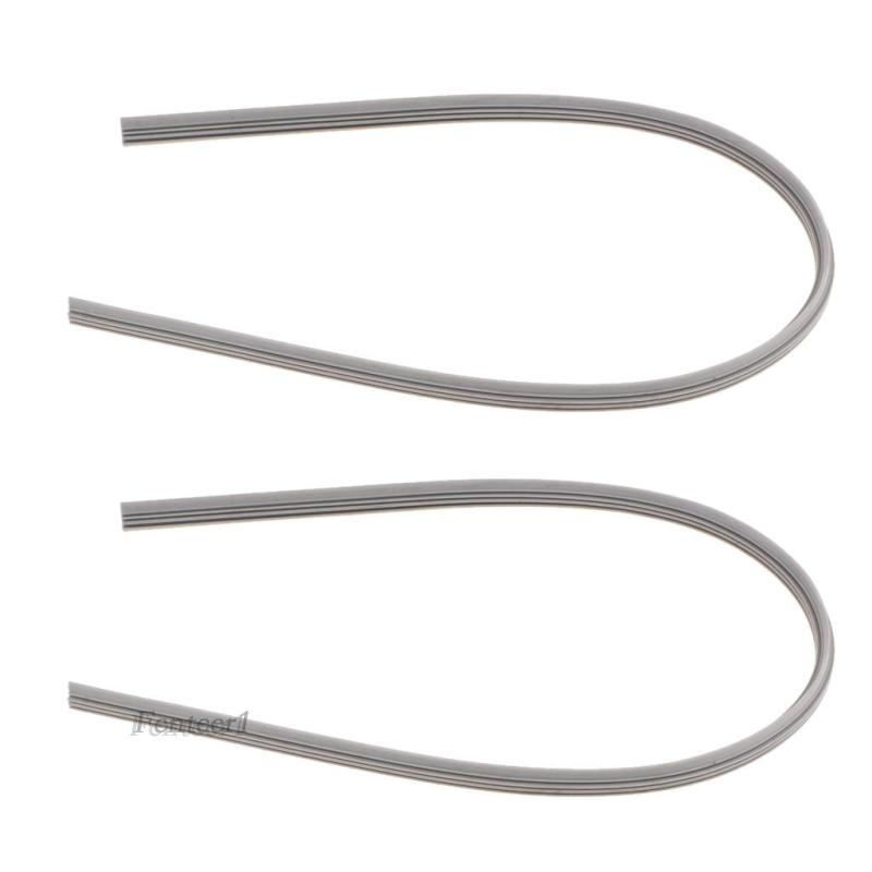 1 [Fenteer] 2 Dải Gạt Nước Ô Tô Bằng Silicone Không Xương 28 inch