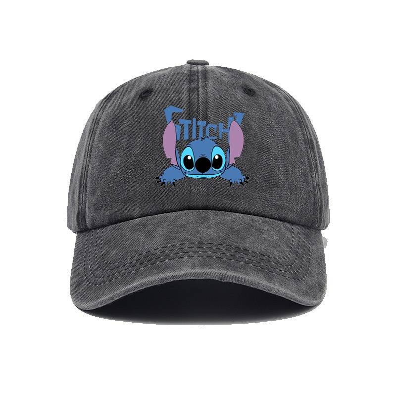 Cartoon Stitch Stitch Joint Hat Baseball Cap Male and Female Personality Peaked Cap Sun Hat Outdoor Sun Protection 9NU4