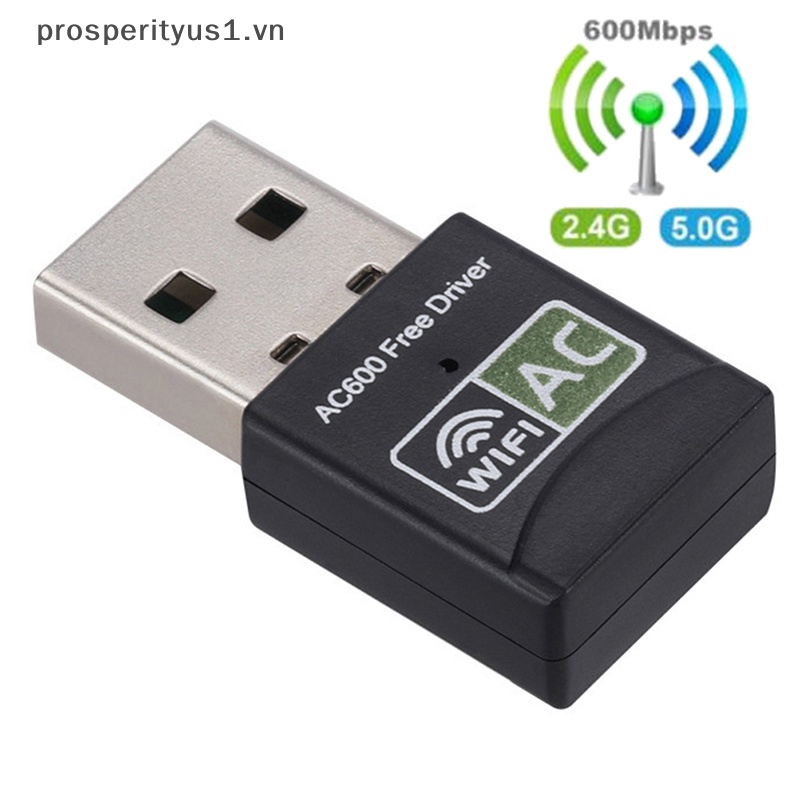 Usb Wifi 2.4 / 5Ghz Băng Tần Kép 600Mbps prosperityus1 Chất Lượng Cao