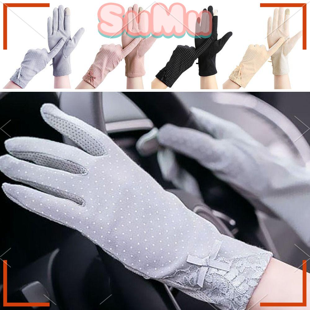 Găng Tay Cảm Ứng Chống Tia UV Thời Trang Cho Nữ