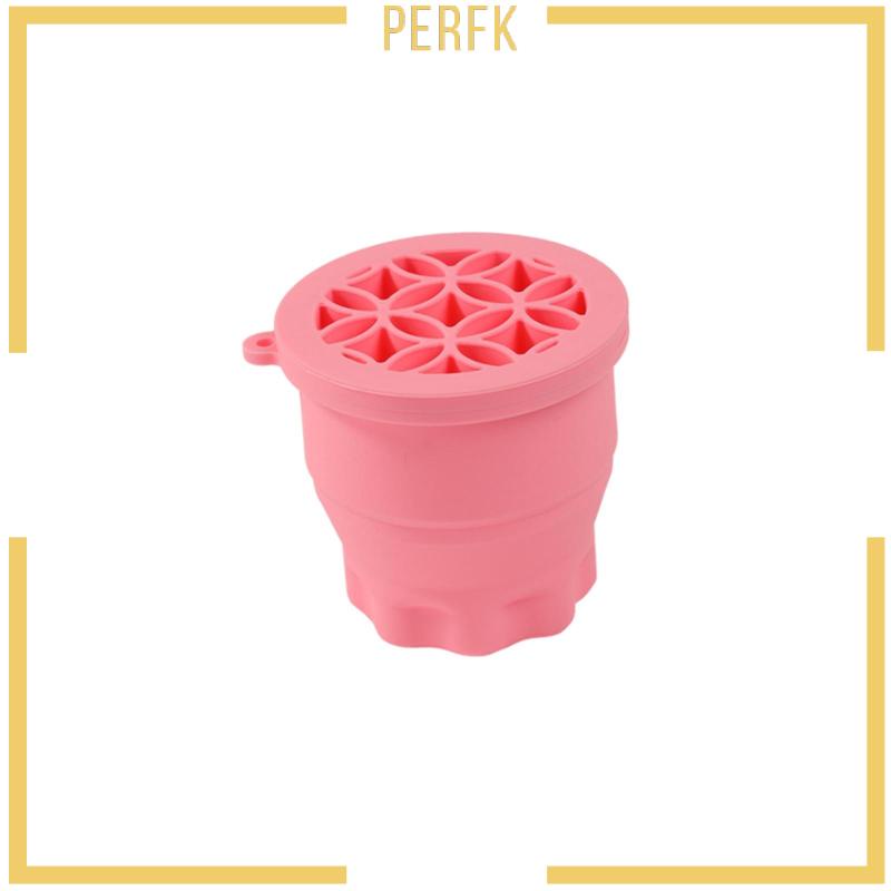 Giá Đỡ Cọ Trang Điểm Bằng Silicon Đa Năng Có Thể Gấp Gọn Tiện Dụng