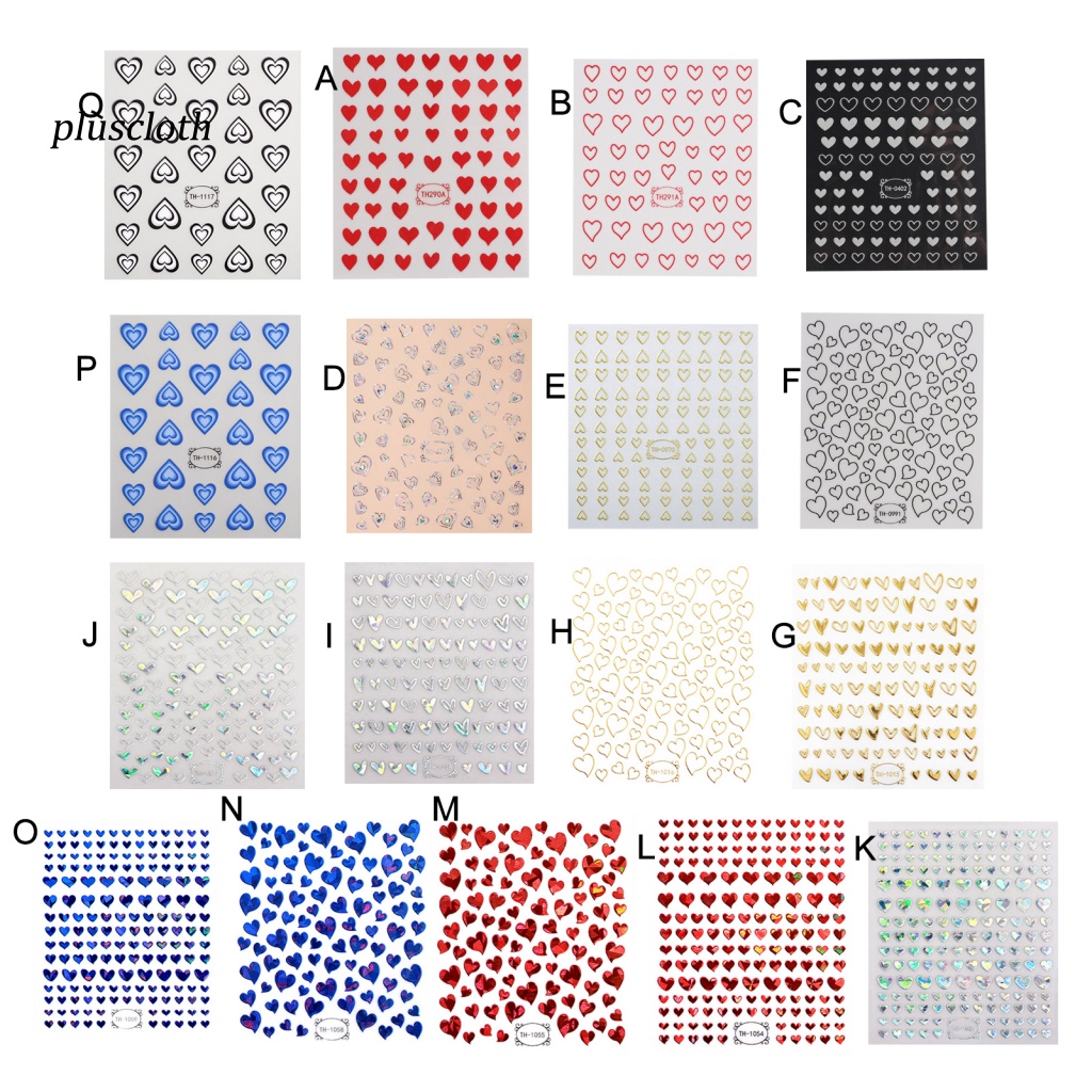 Miếng Dán Trang Trí Móng Tay Chống Rơi Không Phai Màu Tự Dính Dễ Thương