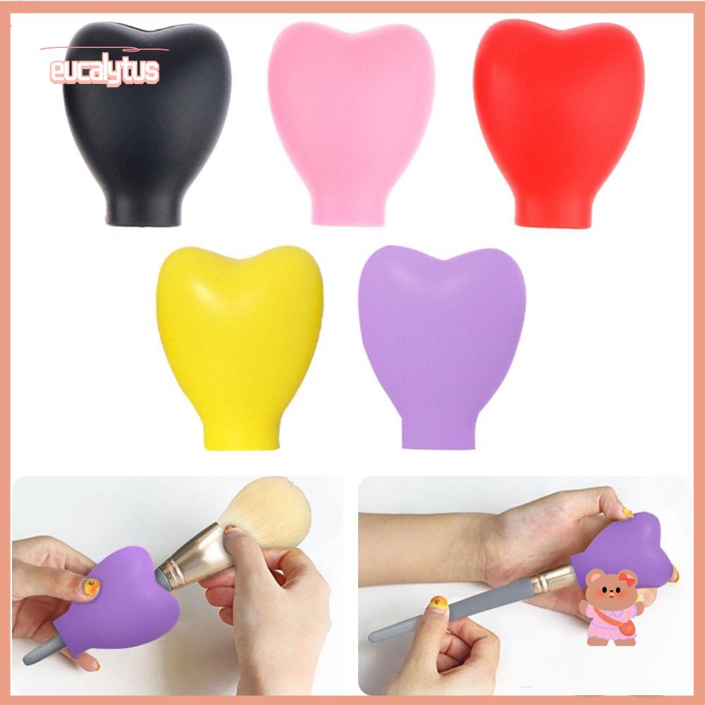 Bộ 6 Vỏ Bọc Bảo Vệ Cọ Trang Điểm Bằng Silicone