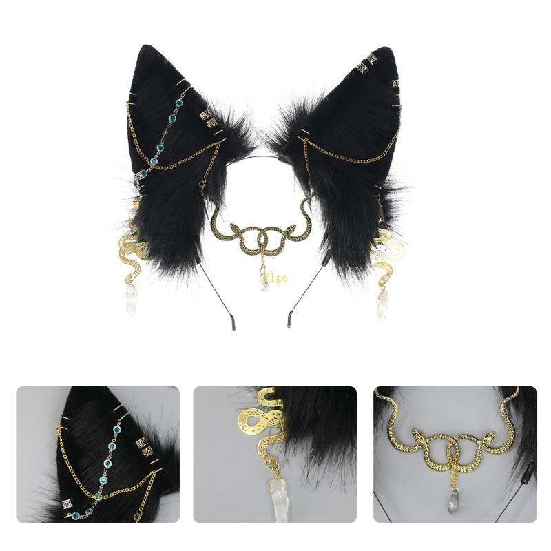 Băng Đô Tai Thú Bông Phong Cách Lolita Gợi Cảm