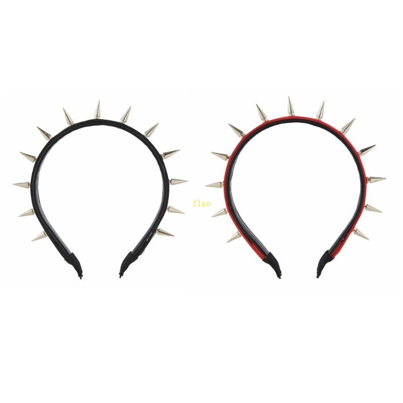 Băng Đô Cài Tóc Đính Đinh Tán Phong Cách Gothic Punk Cho Nam