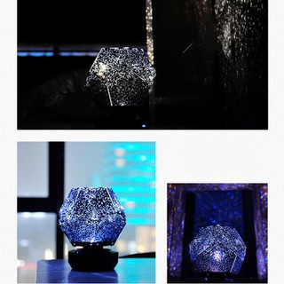 Romantic LED Starry Night Lamp 3D Star Projector Light For Bedroom Decor