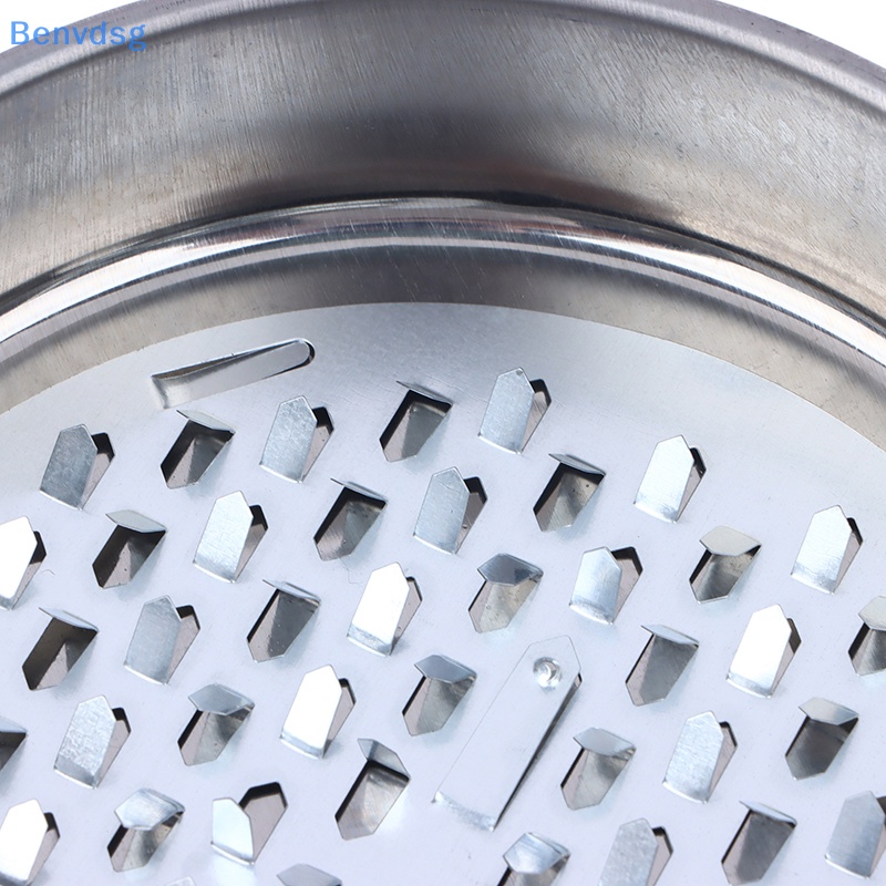 Hộp Đựng Nhang Muỗi Hình Tròn Bằng Thép Có Nắp Đậy Tiện Dụng