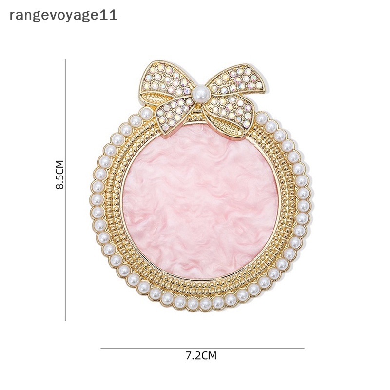 Khay Đựng Móng Tay Giả Bằng Nhựa Resin Hình Nơ Đính Ngọc Trai