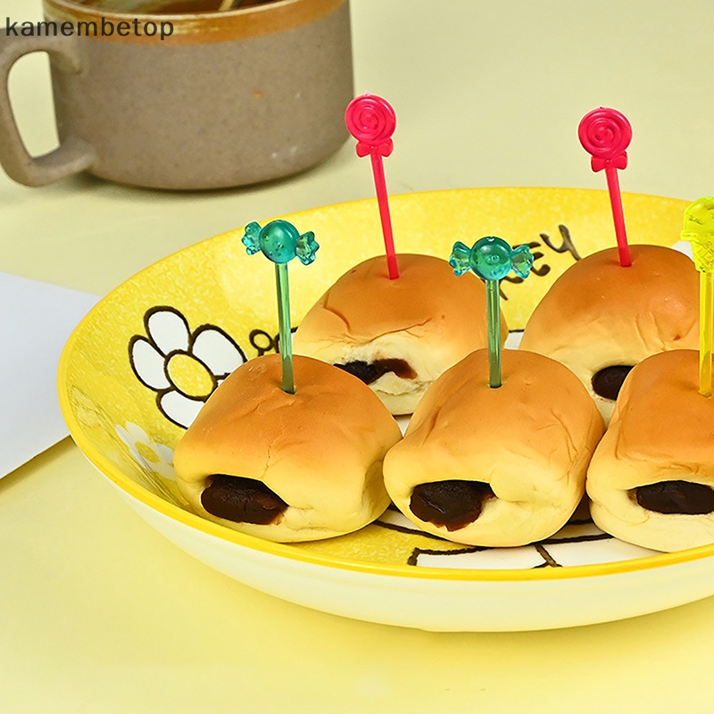 Hộp Đựng Tăm / Nĩa Ăn Trái Cây Mini Hình Động Vật Hoạt Hình Dễ Thương Trang Trí Cho Bé