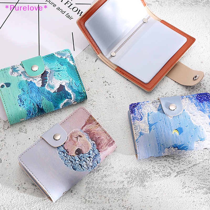 Ví Đựng Thẻ / Hộ Chiếu / Danh Thiếp Thời Trang Dành Cho Nam Và Nữ Mới