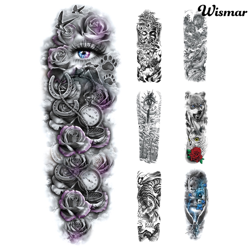 Hình Xăm Tạm Thời Chống Nước Toàn Thân Thời Trang