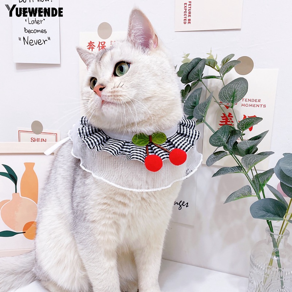 Vòng Cổ Hình Trái Cherry Xinh Xắn Cho Thú Cưng