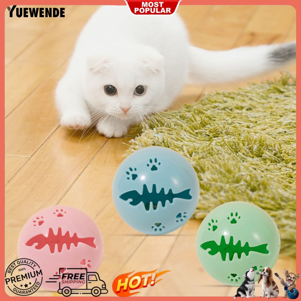 Yq.e Bóng Đồ Chơi Hình Xương Cá Có Chuông Tháo Rời Được Phát Ra Âm Thanh Vui Nhộn Dành Cho Mèo Cưng