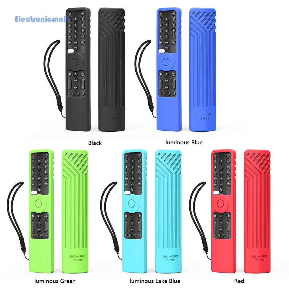 Vỏ Silicon Bảo Vệ Điều Khiển Từ Xa Kèm Dây Đeo Chống Rơi Cho TV Thông Minh ElectronicMall01.vn