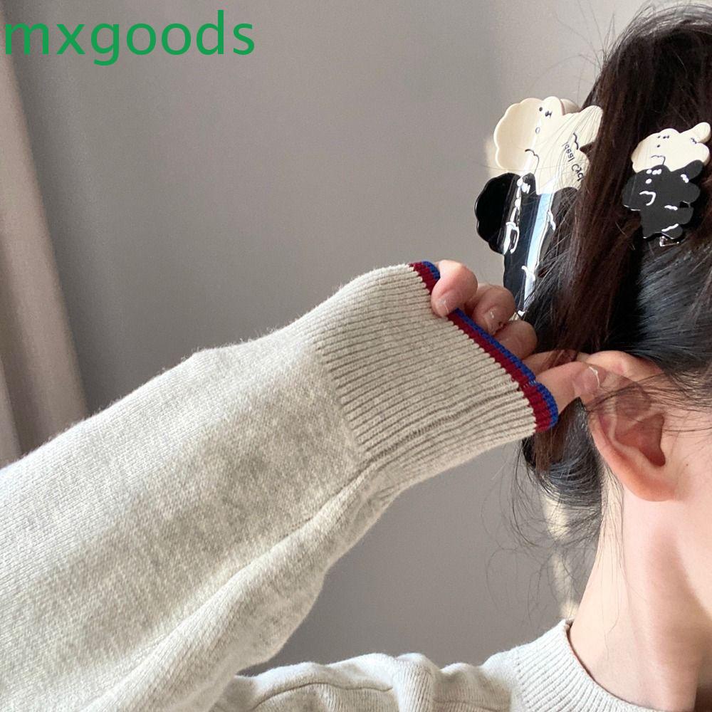 Mxgoods Kẹp Tóc Đuôi Ngựa Lớn Hình Cá Mập Phong Cách Hàn Quốc Ngọt Ngào Cá Tính
