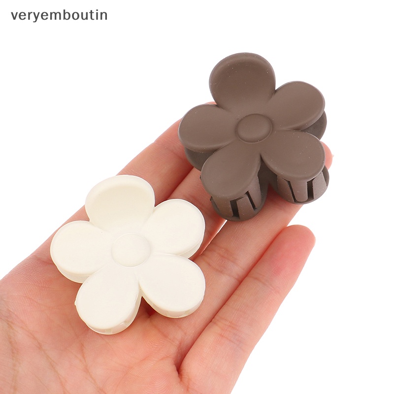 Set 3 Kẹp Tóc Càng Cua Đính Hoa Chất Lượng Cao Cho Nữ