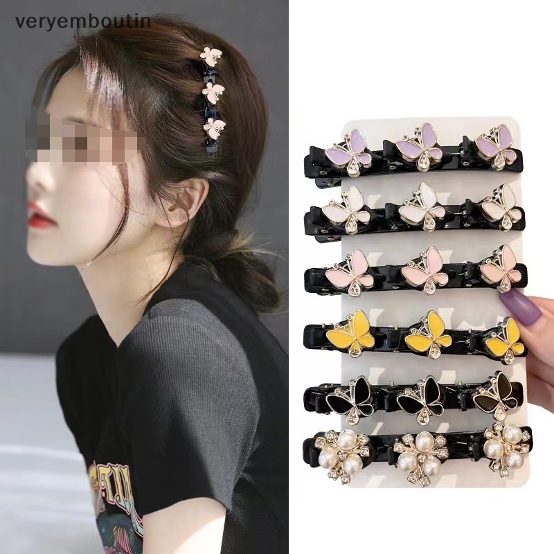 Kẹp Tóc Bện Hai Lớp Cố Định Tóc Gãy Thời Trang