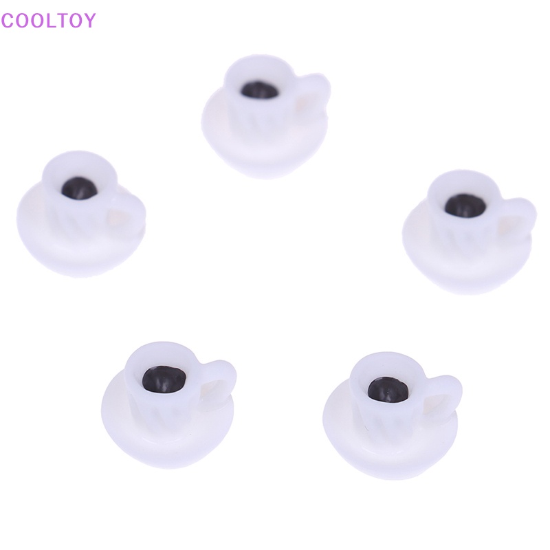 Cooltoy Set 5 Ly Cà Phê Mini Trang Trí Nhà Búp Bê
