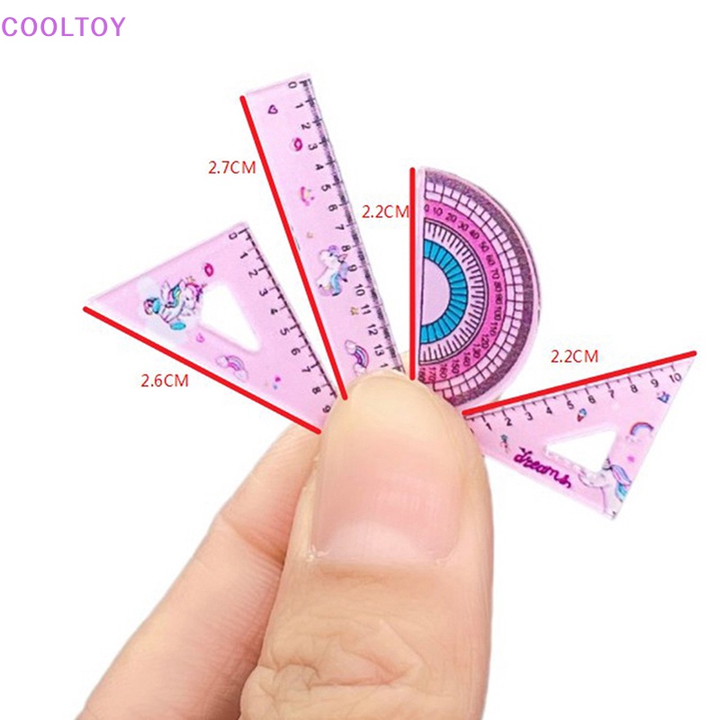 Bộ 4 Thước Đo Đồ Chơi Tỉ Lệ 1: 12 Cho Nhà Búp Bê