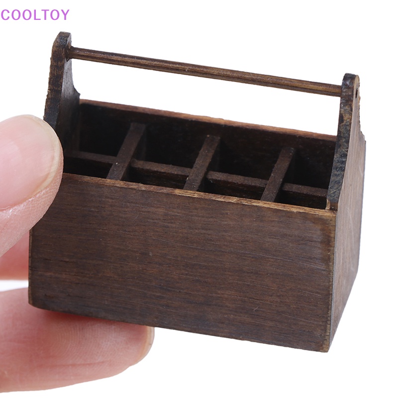 Cooltoy Hộp Dụng Cụ Sửa Chữa Mini 1 / 12 Trang Trí Nhà Búp Bê DIY
