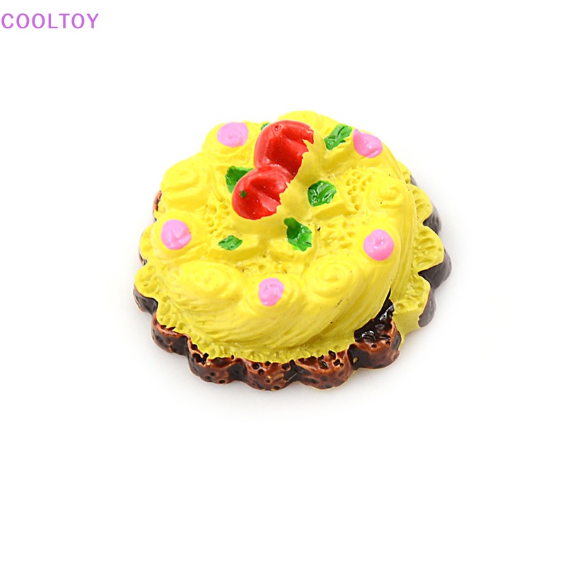 Set 8 Mô Hình Bánh Quy Mini Tỉ Lệ 1 / 12 Dùng Để Trang Trí Nhà Búp Bê 1 / 6