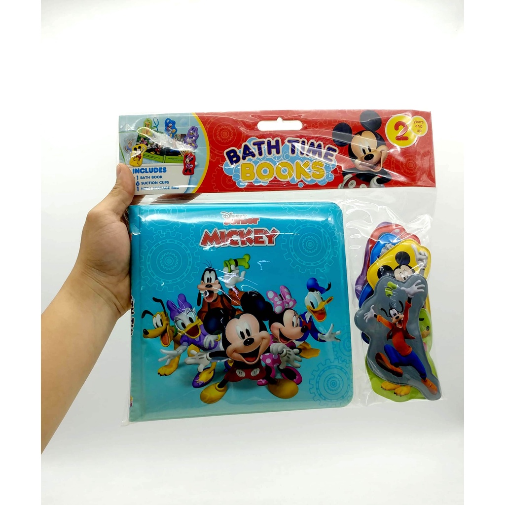 Disney Minnie & Mickey Bath Time Books