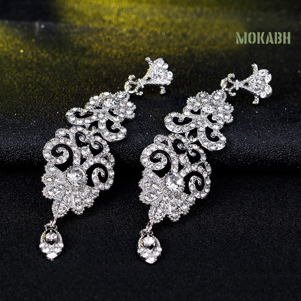 Bông Tai Đính Đá Thời Trang Dành Cho Nữ