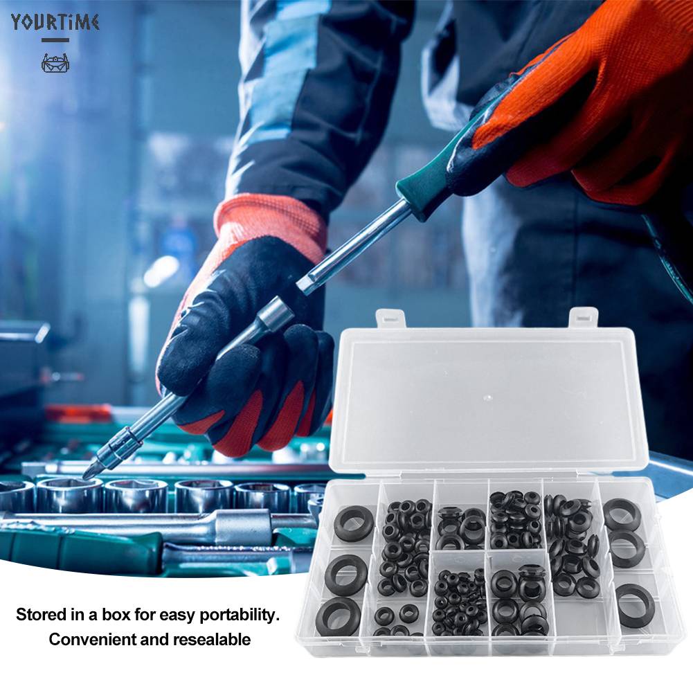 Hộp 180 Vòng Đệm Dây Điện Cho Xe Hơi / RV