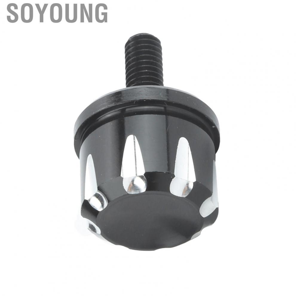 Soyoung Motorcycle Seat Mount Bolts Screw with 1/4in-20 Thread Fit for Iron 883/Forty Eight/Roadster