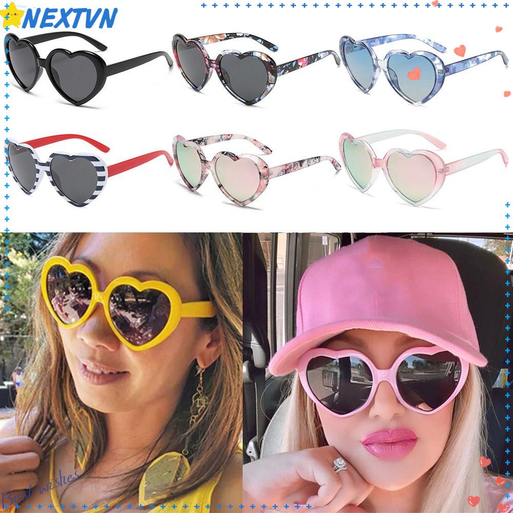 Kính Mát Phân Cực Mặt Trái Tim Thời Trang Cho Nữ