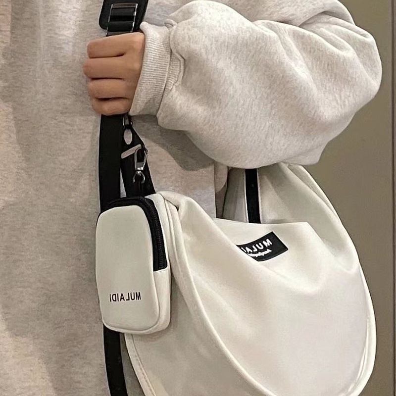 Túi Xách canvas Sức Chứa Lớn Phong Cách Thể Thao Nhật Bản Cho Nữ