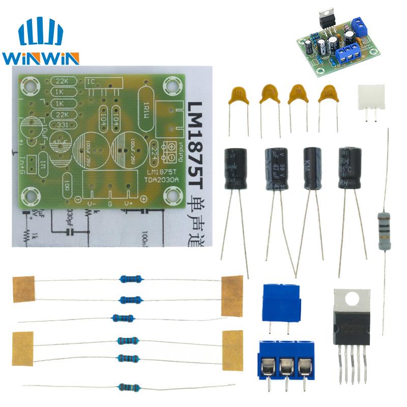 LM1875T mono bùng nổ mức công suất 30W bảng khuếch đại loa khuếch đại công suất PCB sản xuất DIY kit