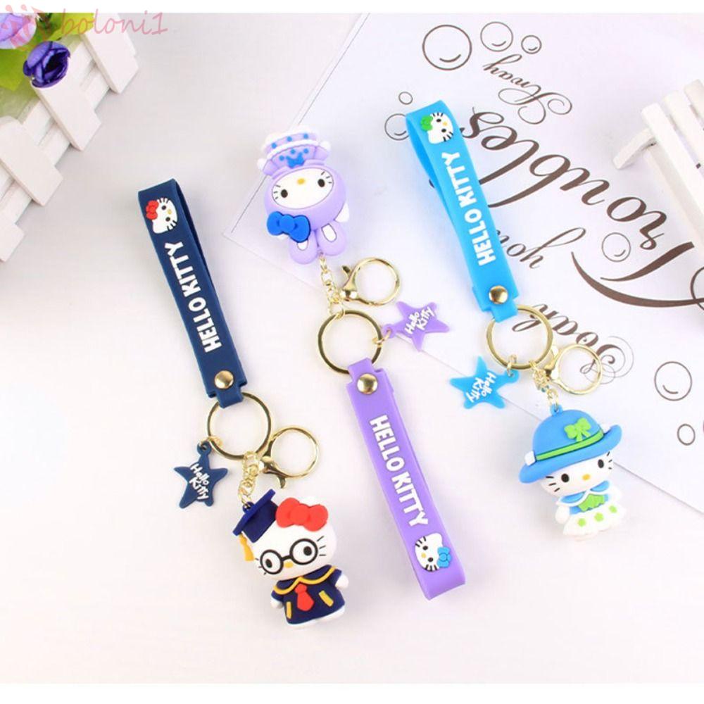 Móc Khóa Hình Búp Bê Mèo Kt Dễ Thương